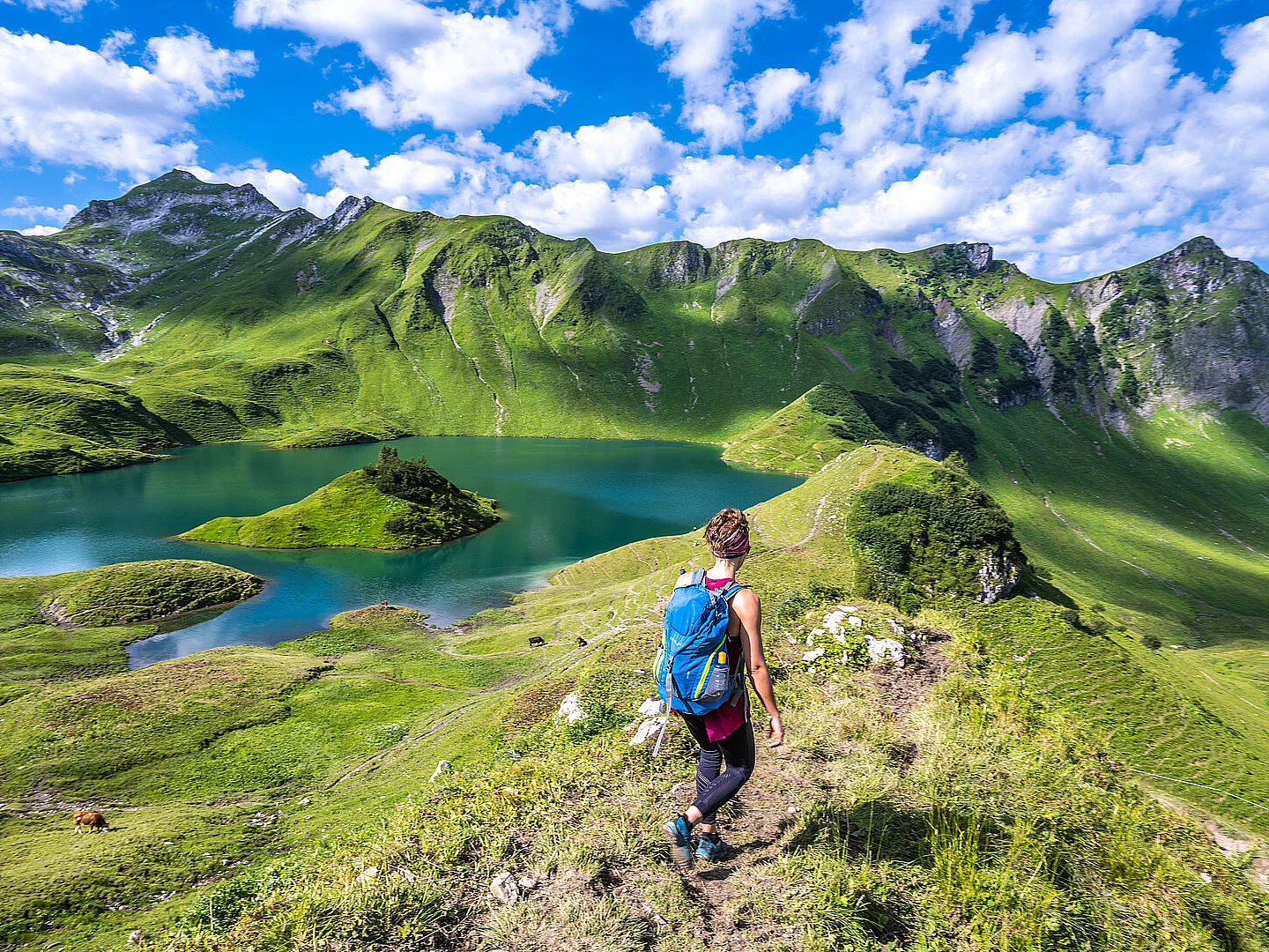Bergwandern beim Schrecksee